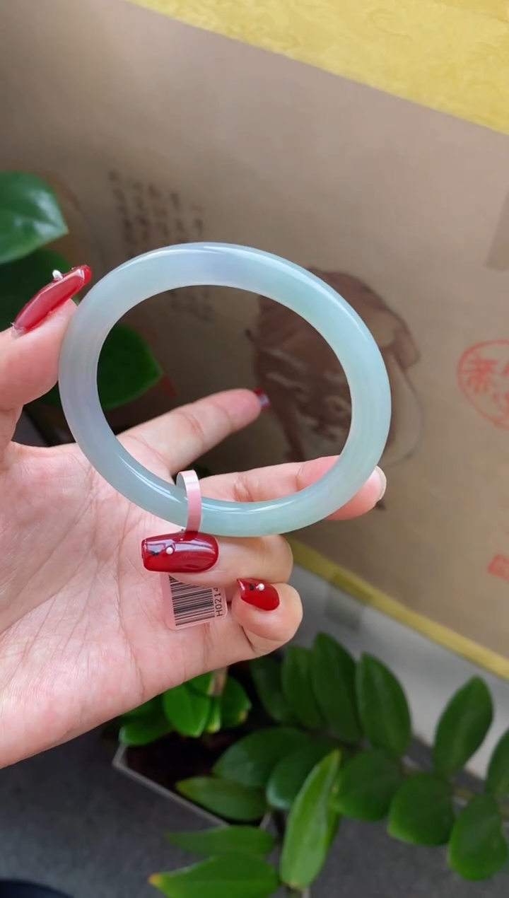 【闪购商品】翡翠手镯未镶嵌（梦幻三彩贵圆）12号