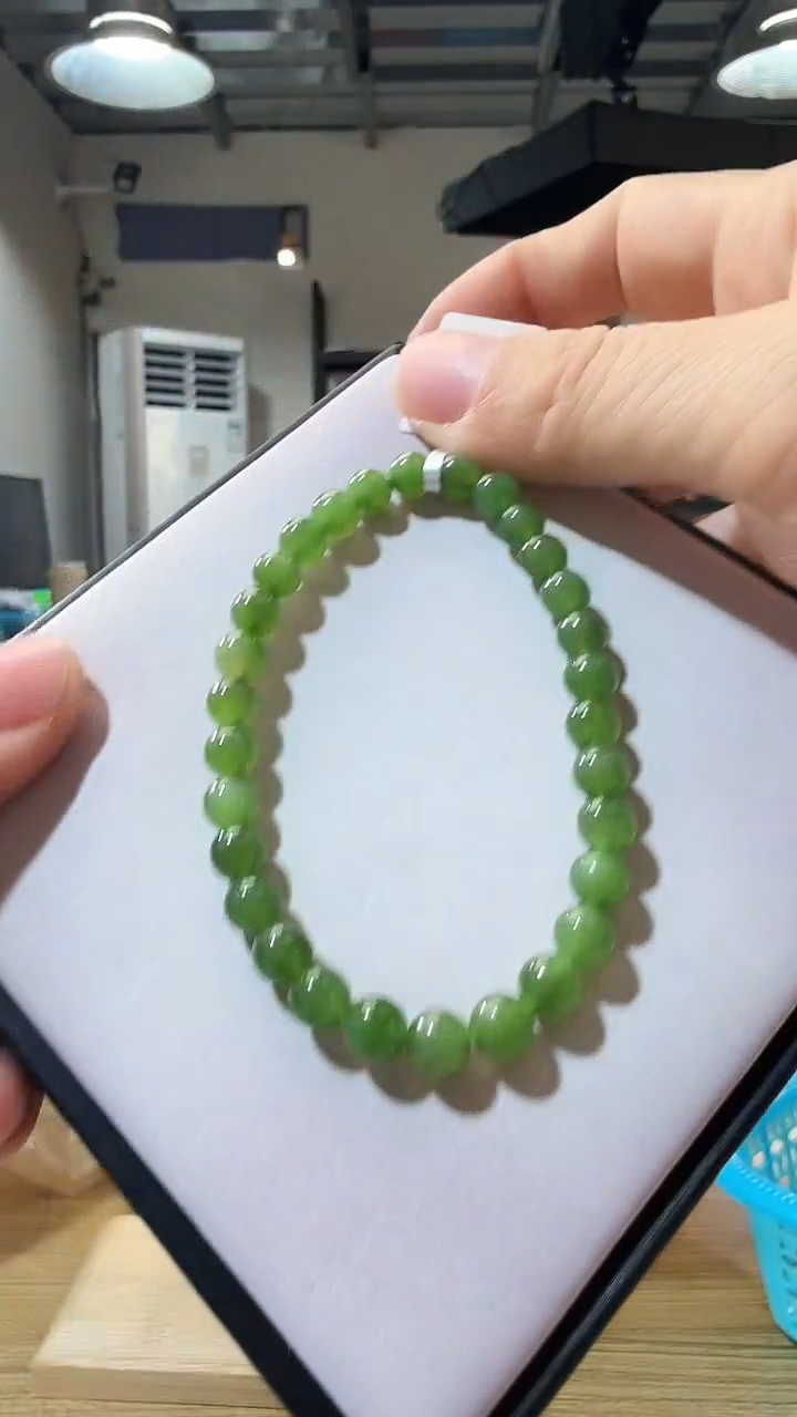 未镶嵌手链和田玉优0322 约5mm