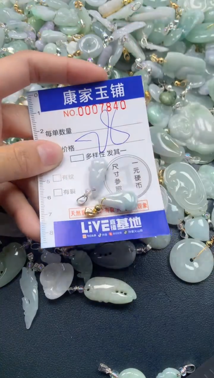 颈饰未镶嵌翡翠7840