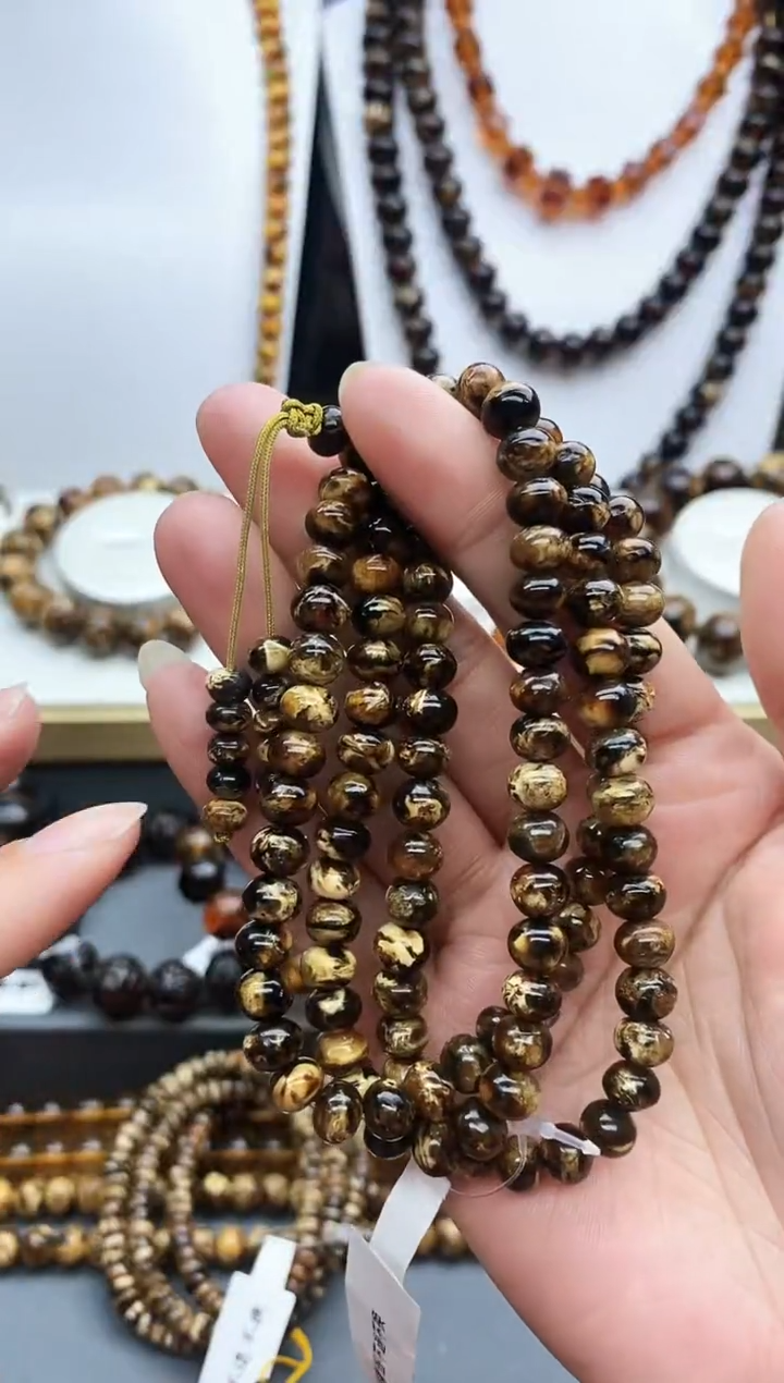 【闪购商品】琥珀颈饰未镶嵌7琥珀