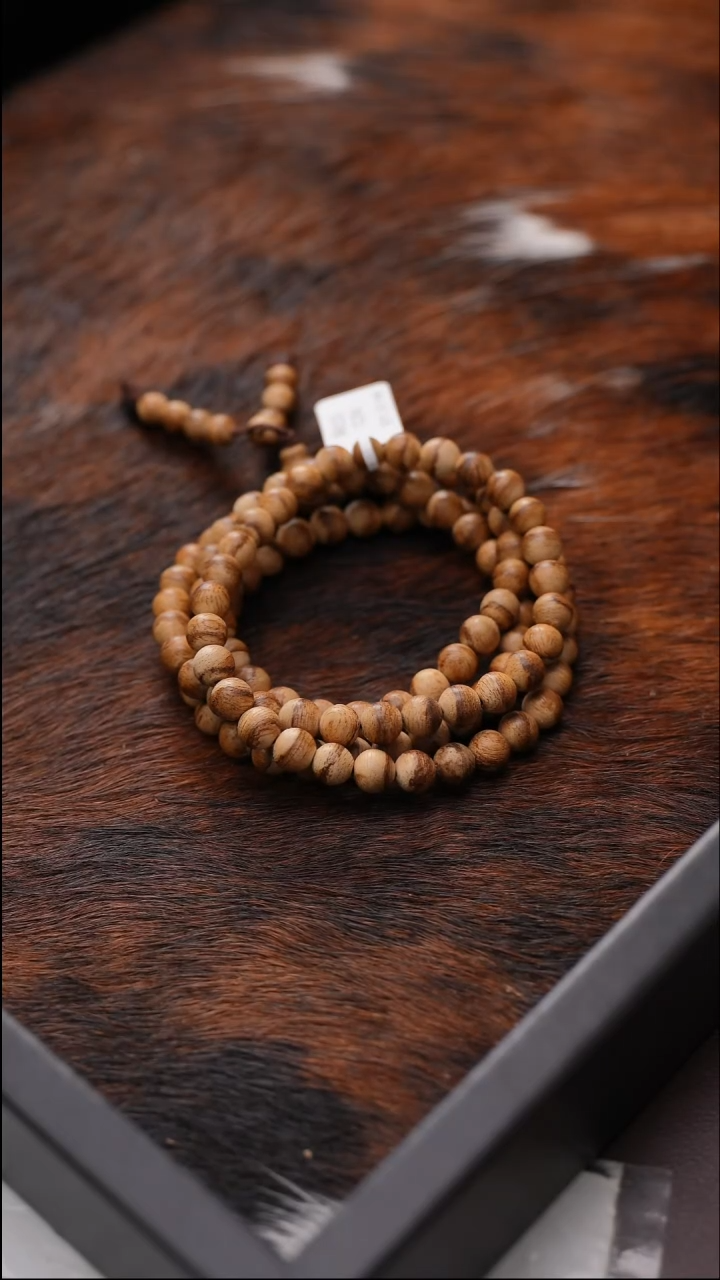 沉香手串卓CL703芽庄土沉卡7*108天然野多样性发一