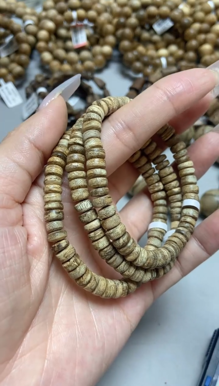 手串沉香达拉干随型片片珠单圈多样性发其一