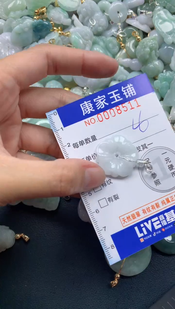 颈饰未镶嵌翡翠8511