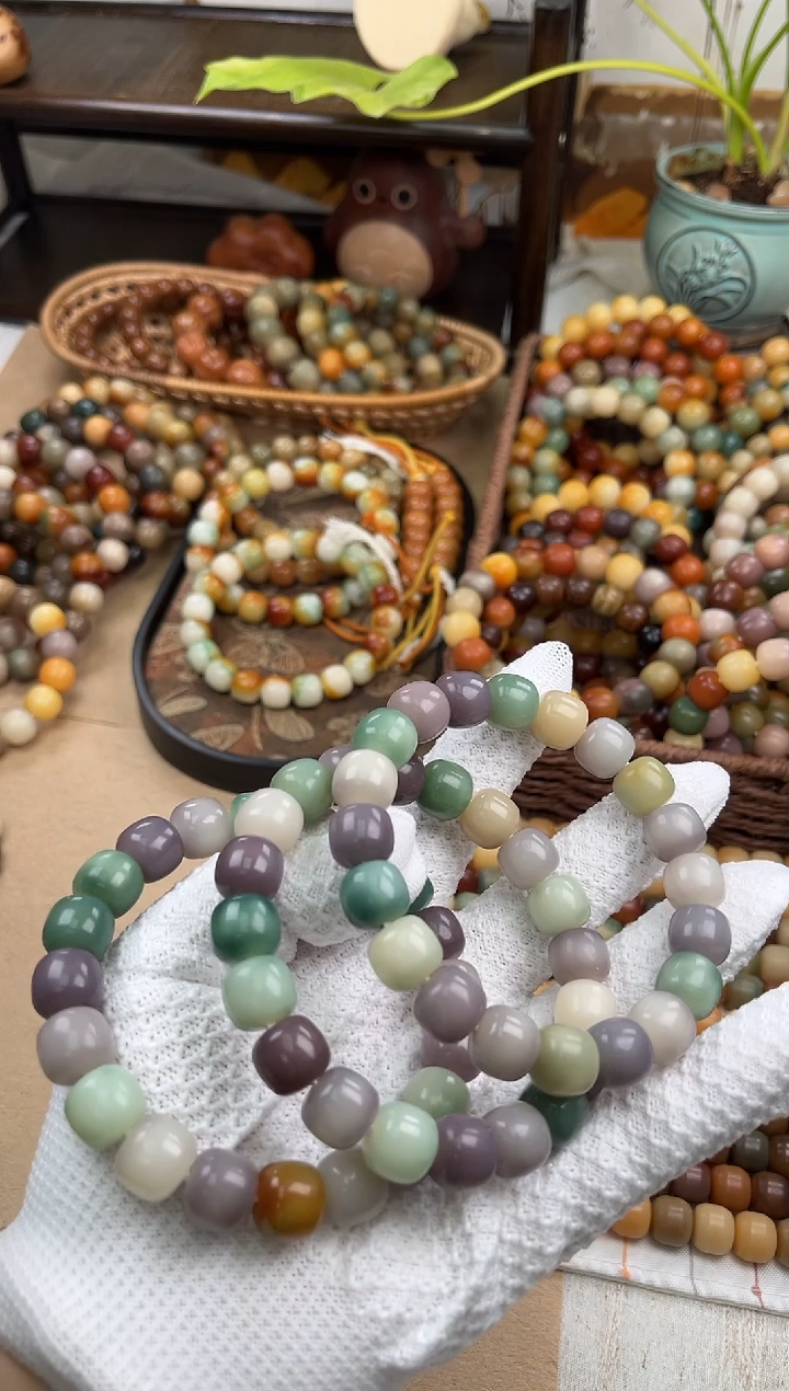 手串菩提根/象牙果a436 卡13 油膏微瑕