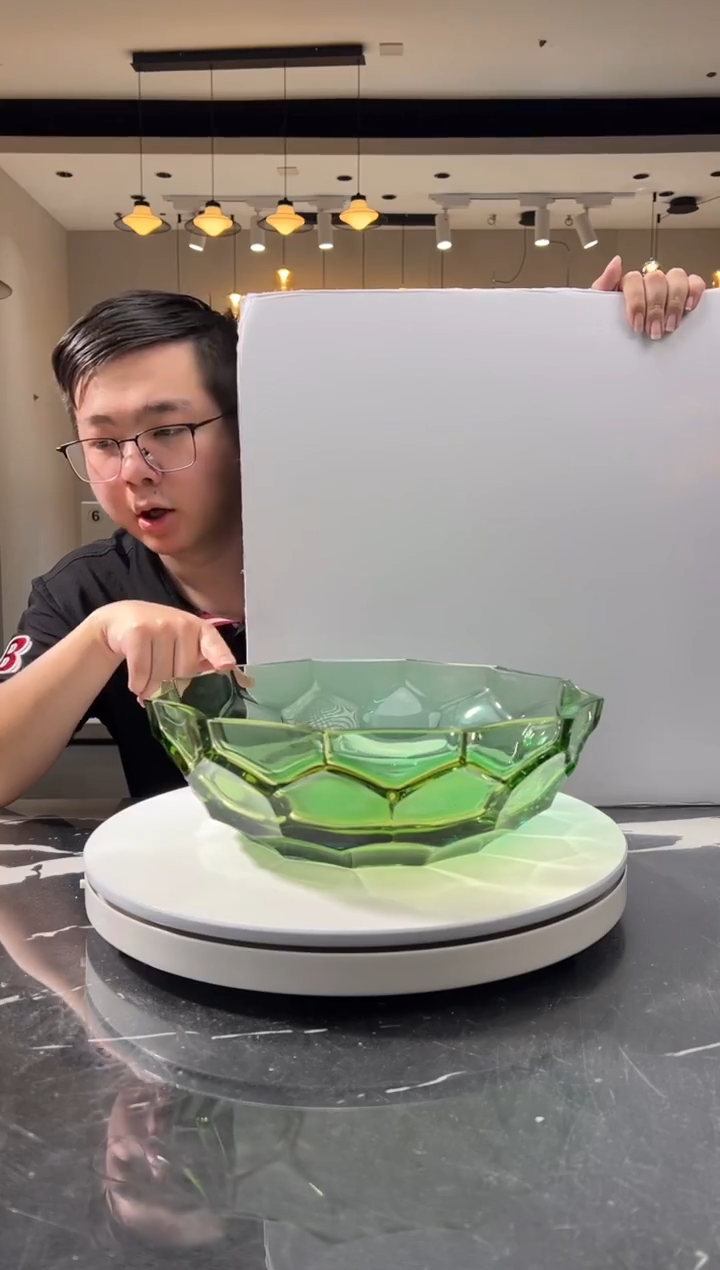 摆件巴比特美学-绿色Caocle果盘