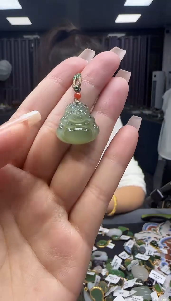 和田玉未镶嵌挂件1