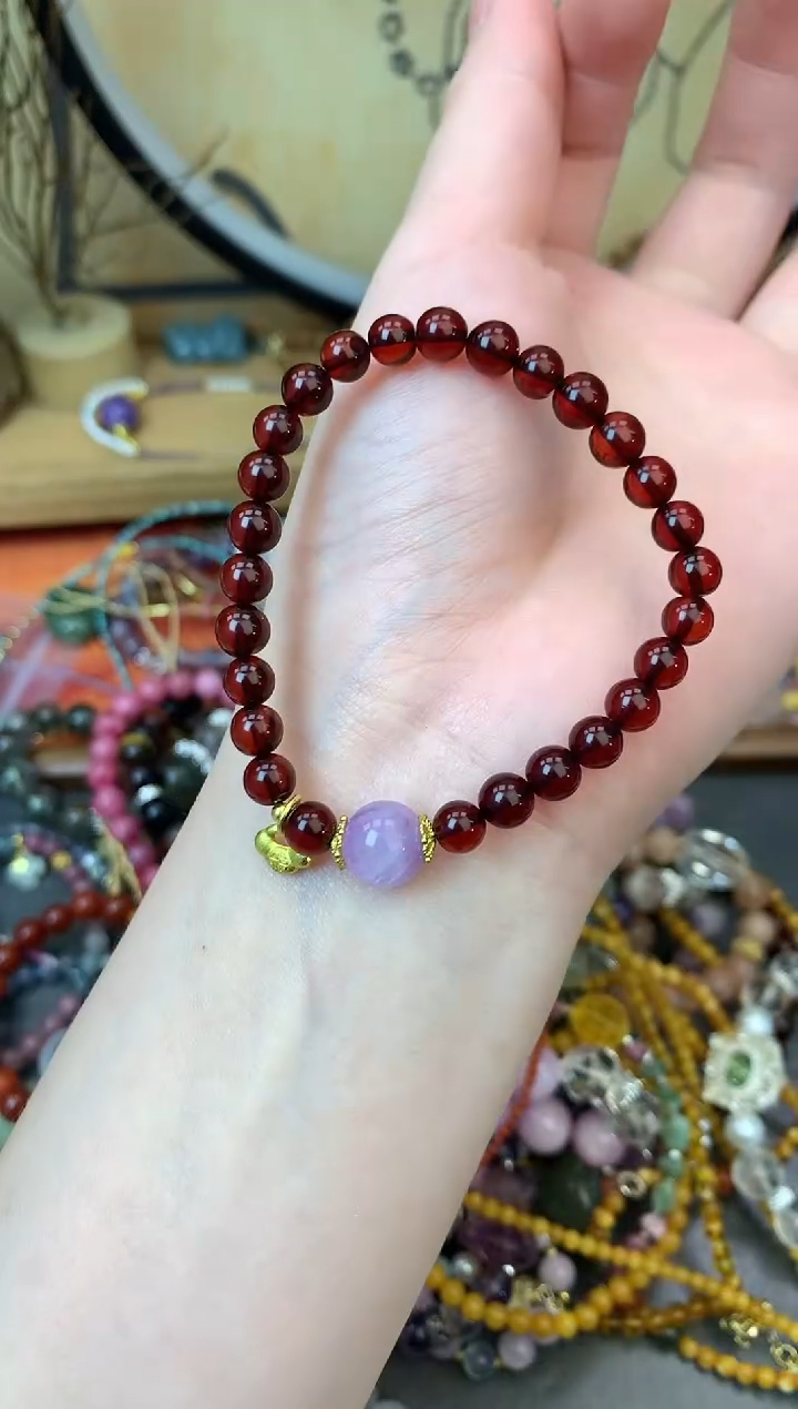 【闪购商品】血珀手链未镶嵌281手串