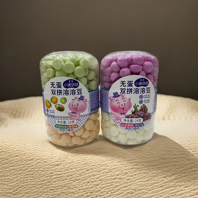 小猪球球 无蛋双拼溶豆（新）