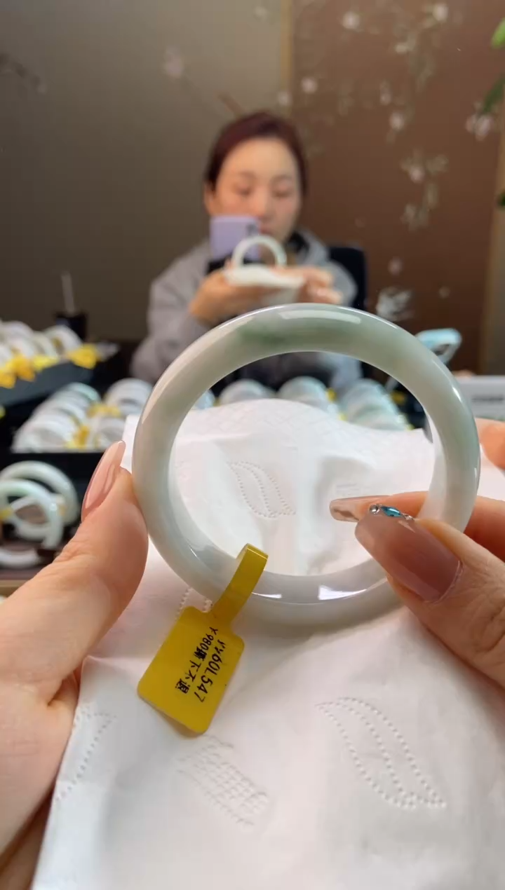 未镶嵌手镯翡翠54.6圈口t
