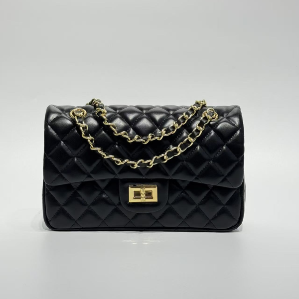 【广州特特】XKY-6854-黑色小香风潮流小众时尚百搭小包包