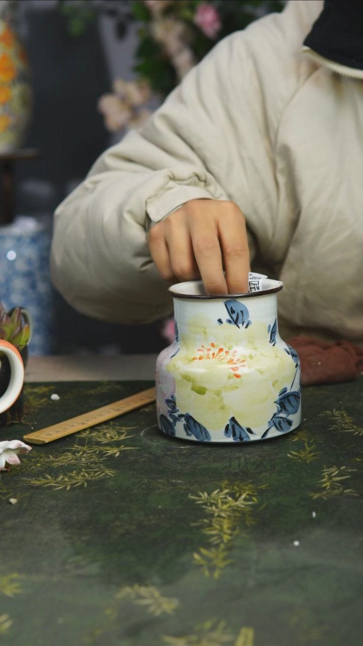 【闪购商品】364号景德镇手工釉下彩