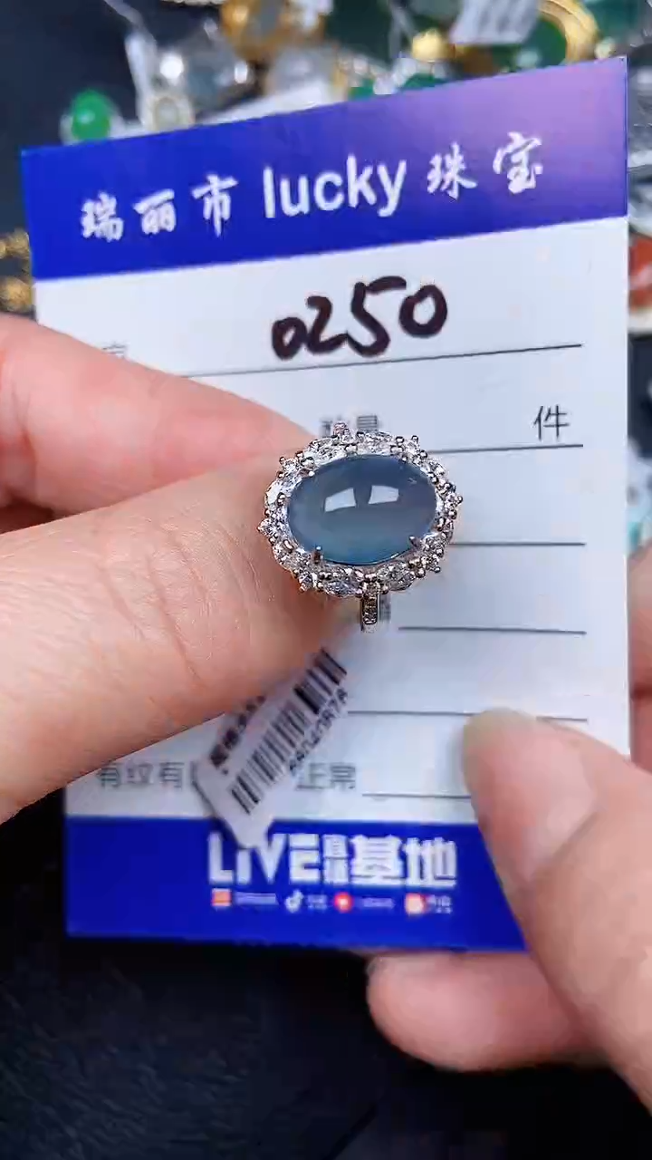 颈饰银S925镶嵌翡翠0250