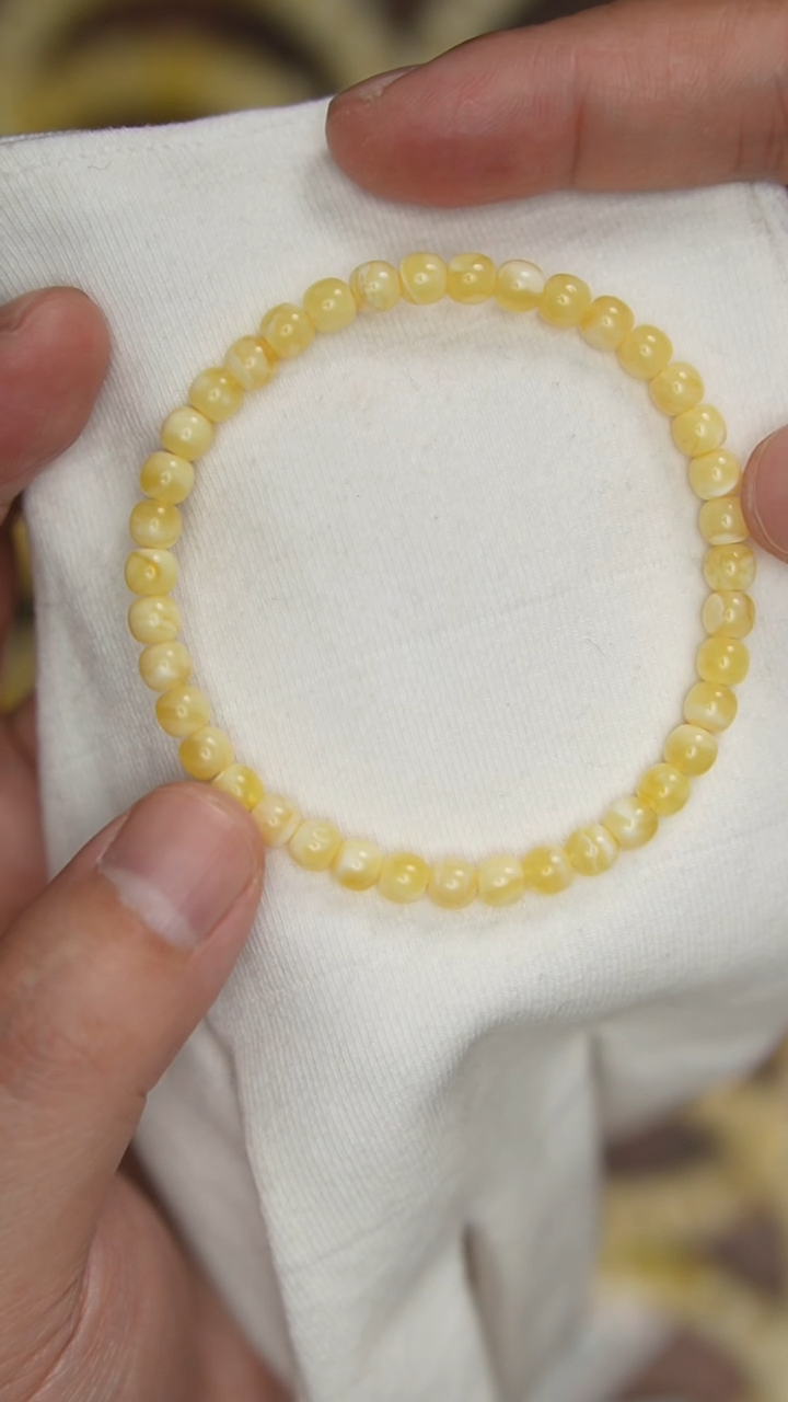 【闪购商品】蜜蜡珠宝奇石未镶嵌约5mm+（单件）