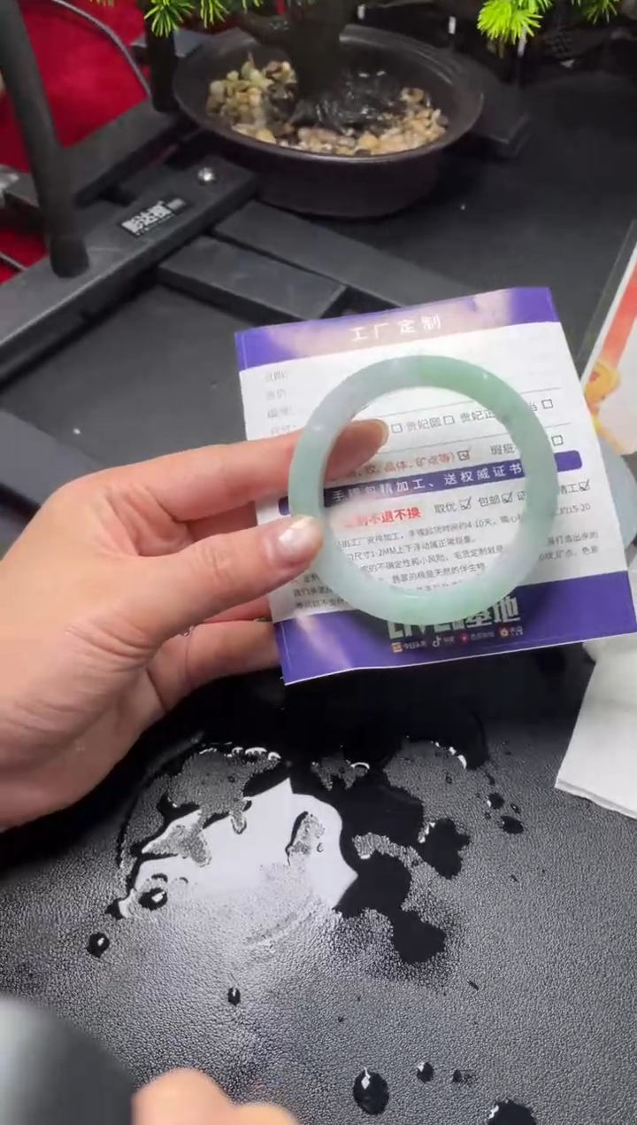 【闪购商品】定制翡翠手镯未镶嵌定制手镯YJ4/DZS