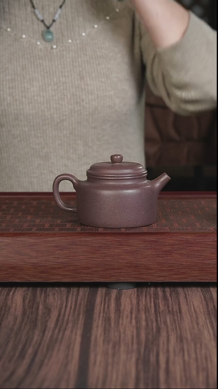 【闪购商品】紫砂茶壶满砂天青  德钟