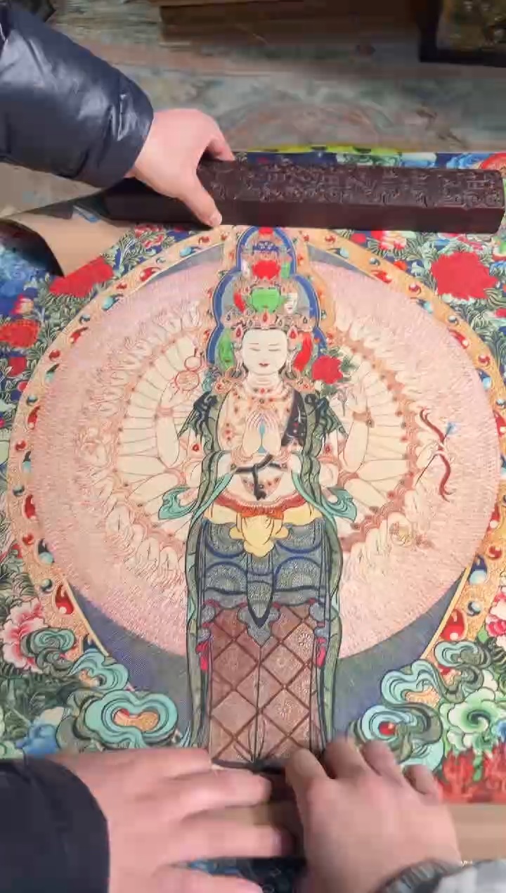 卷轴画卷轴画奥奥的唐卡