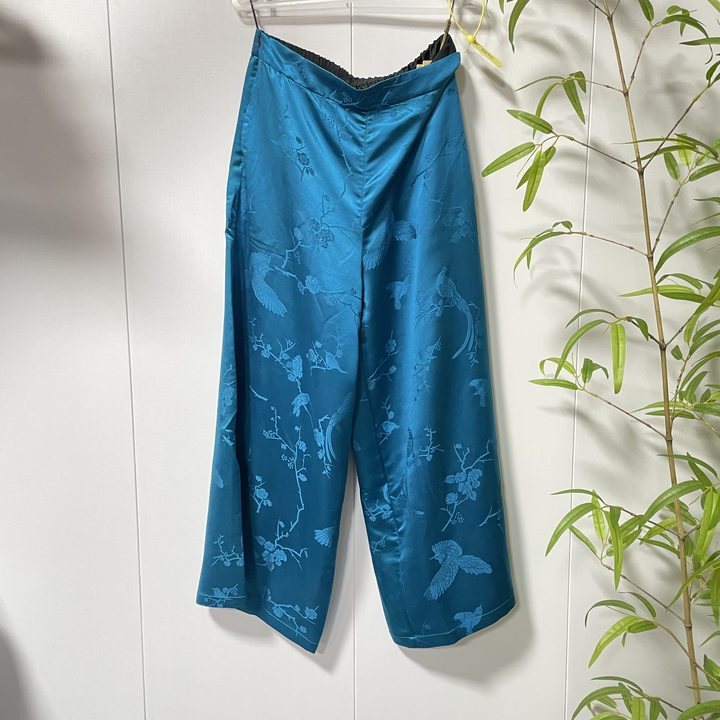 青娘子-香云纱休闲国风新中式百搭女神裤61211