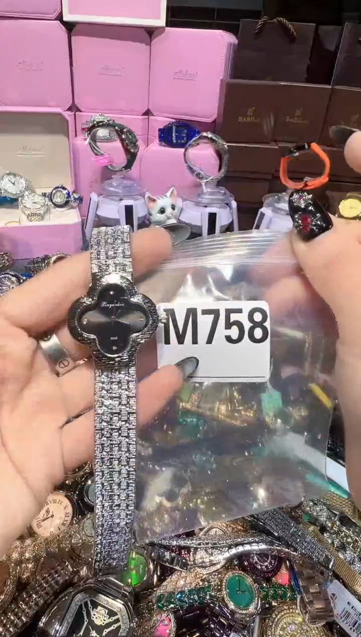 石英机芯不锈钢不锈钢直播定闪专用