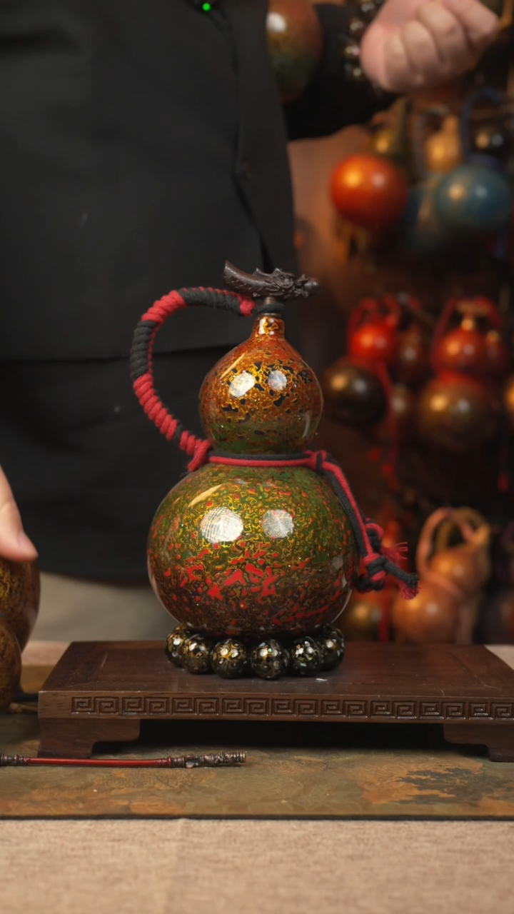 【闪购商品】250大漆葫芦一物一拍记700ml