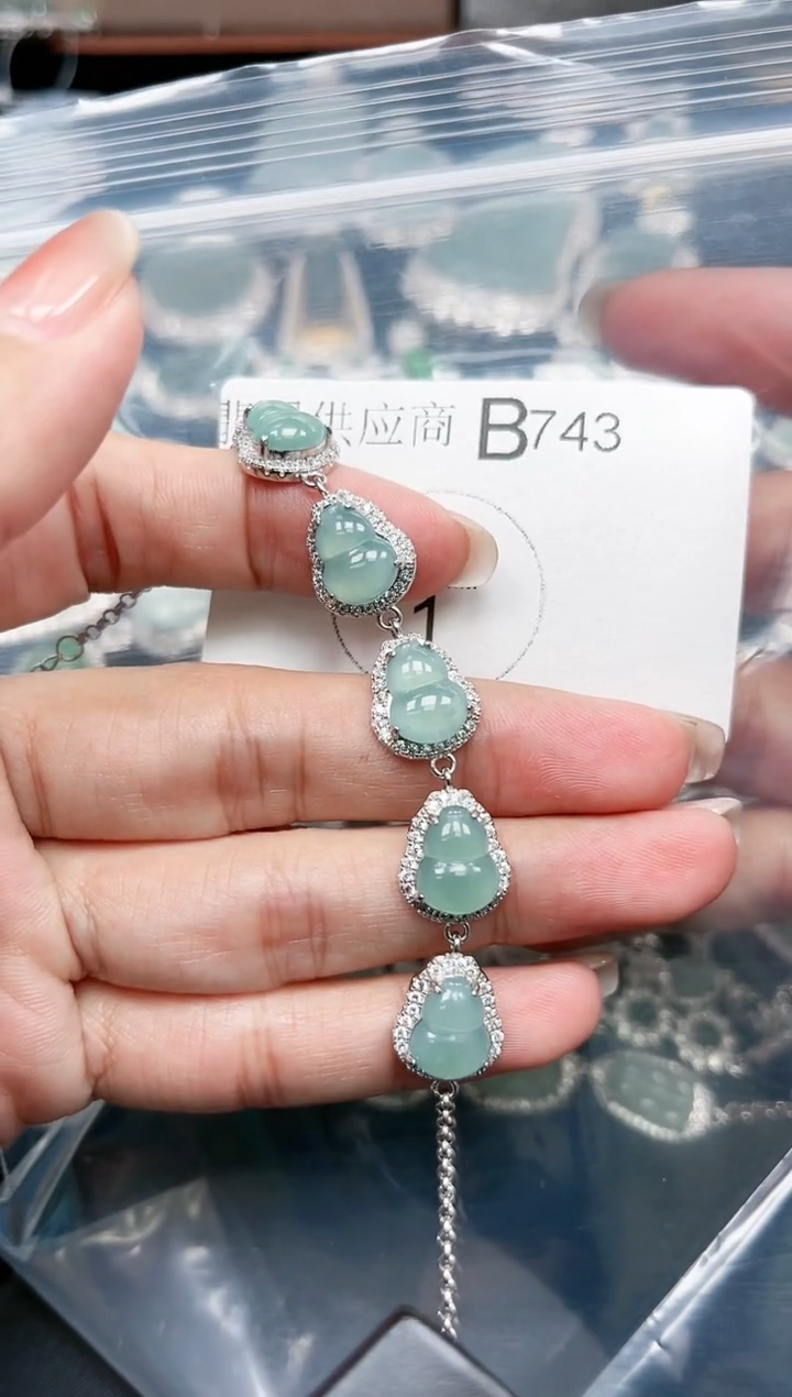 【闪购商品】翡翠颈饰未镶嵌赠皮绳743