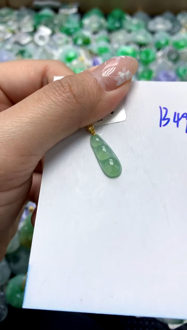 【闪购商品】翡翠颈饰18K金镶嵌111111111111111111
