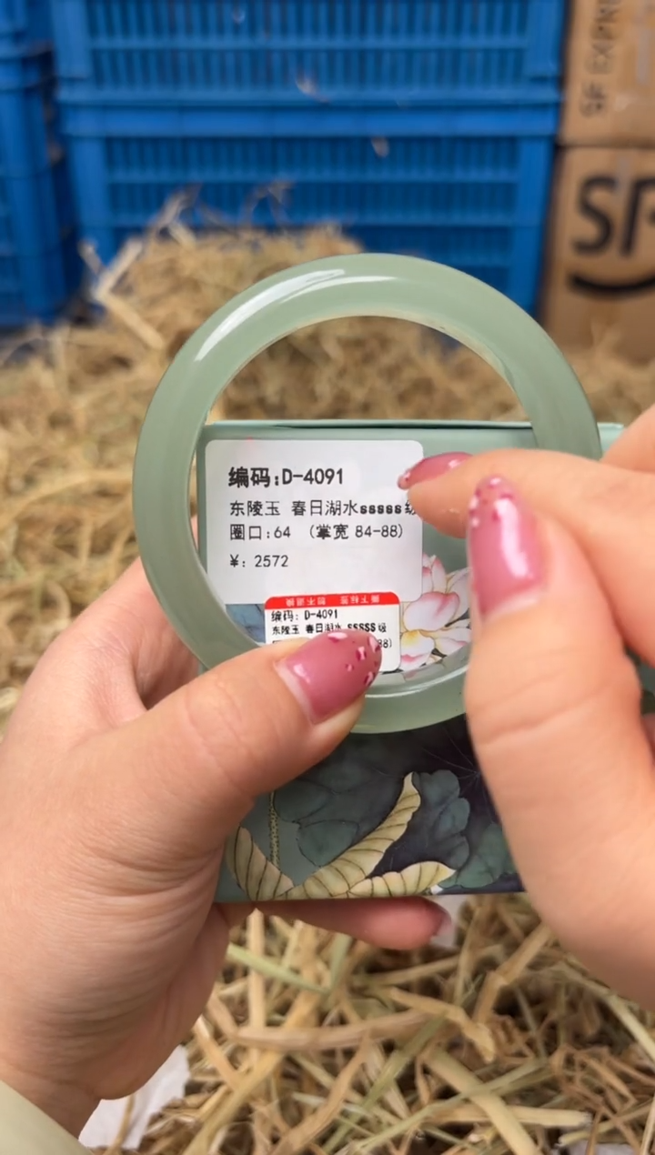 未镶嵌手镯石英质玉D-4091