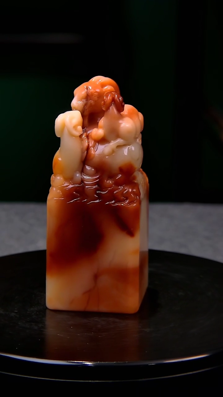 【闪购商品】寿山石三彩芙蓉三阳开泰