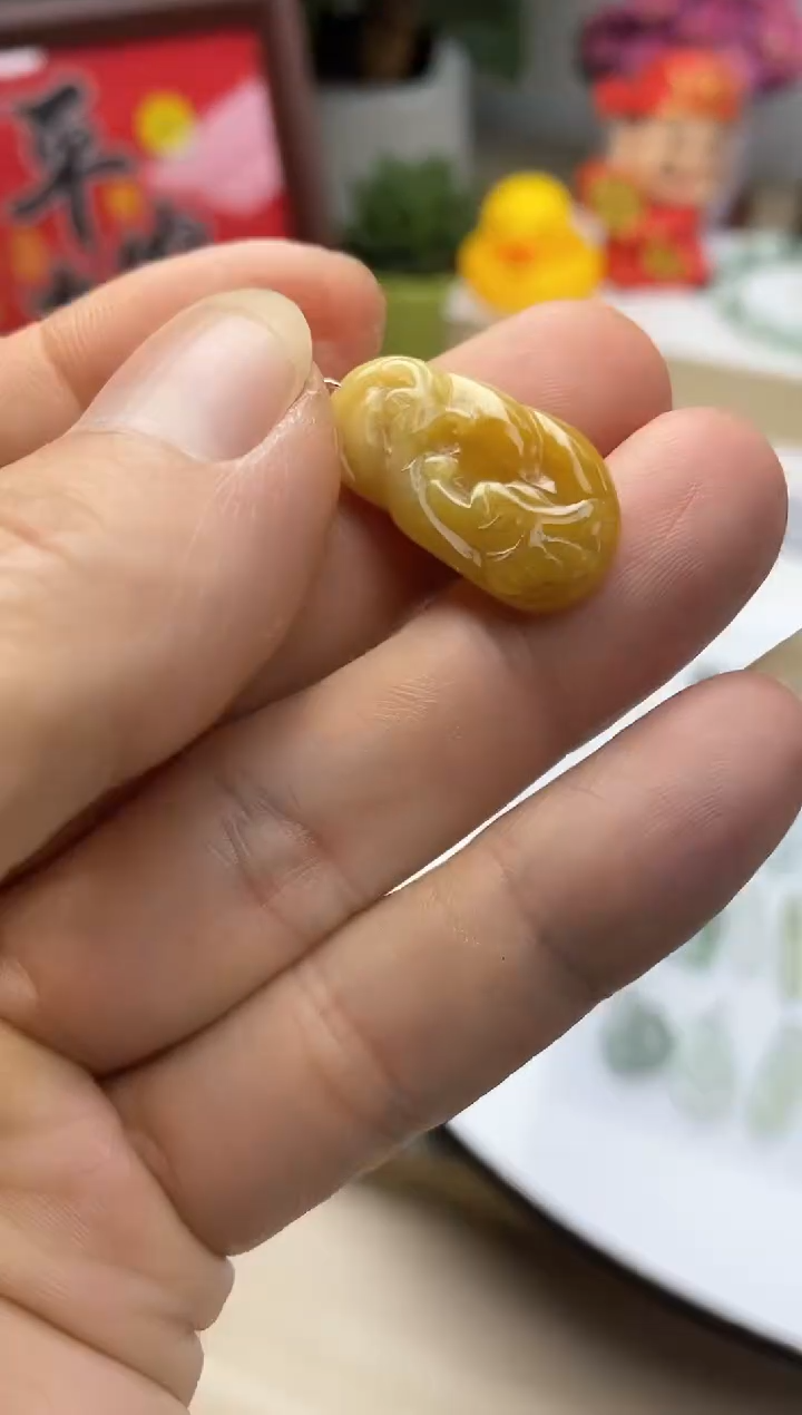 颈饰未镶嵌翡翠同**木37天然缅甸翡翠A货分2单