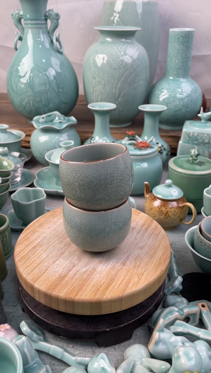 【闪购商品】特价福利 微瑕 慧仙青瓷