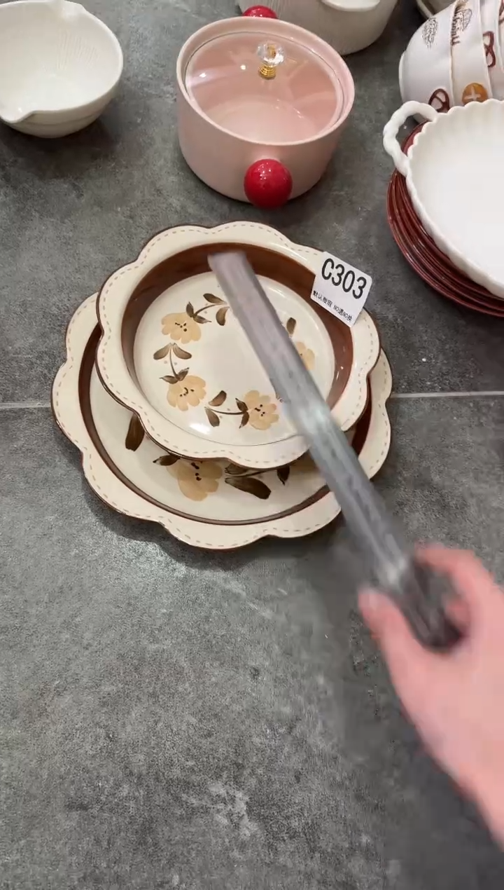 摆件陶C303-2个   陶瓷餐具库存微瑕