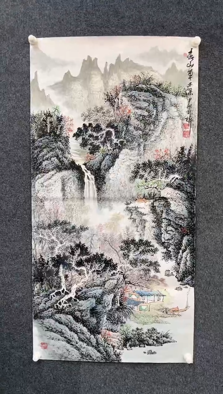 【闪购商品】国画2.23-艺术馆-颜新辉四尺71/134
