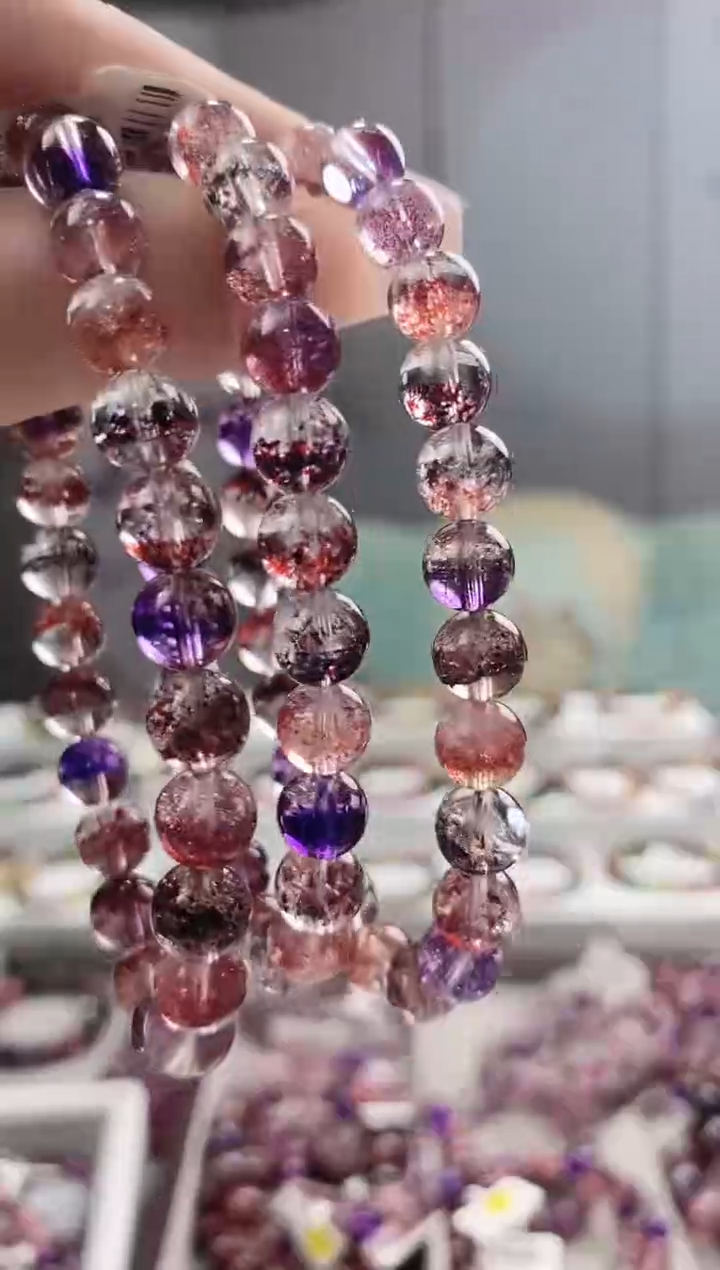 【闪购商品】水晶手链未镶嵌7.5mm多人多样性发其一