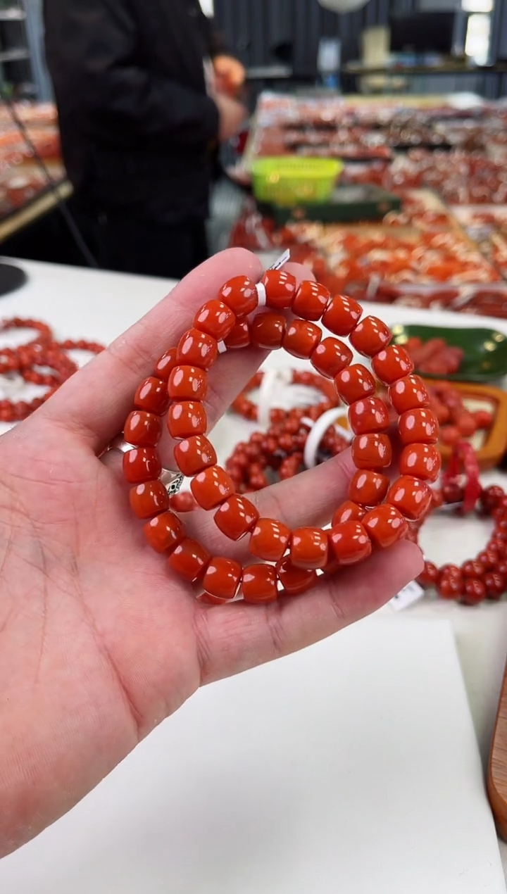 【闪购商品】南红玛瑙瓦西直切手串10+未镶嵌（多样式发其一）