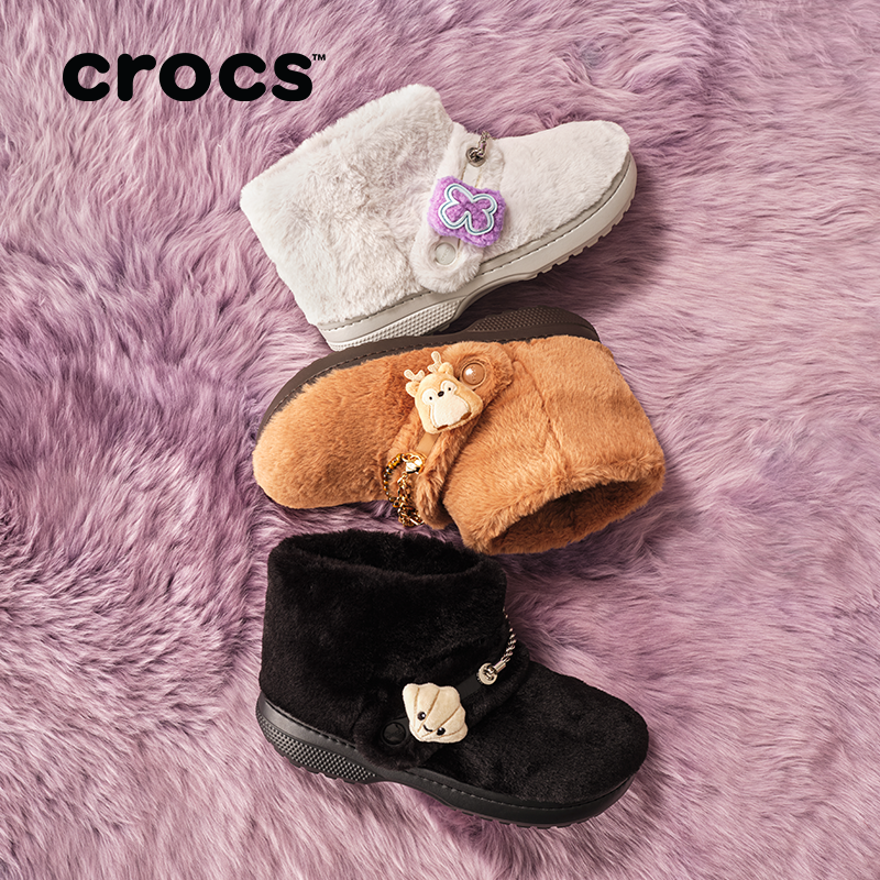 【达人专属】CROCS/卡骆驰经典雪绒靴-雪地靴厚底|211743