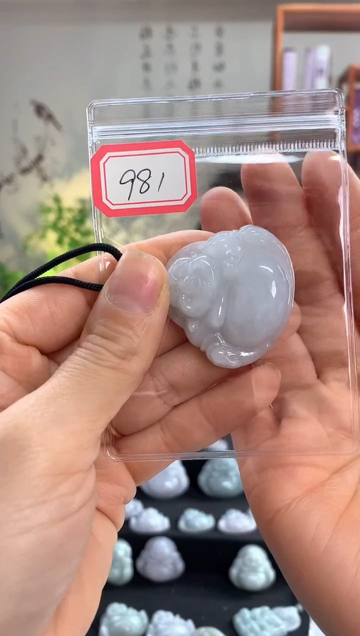 【闪购商品】翡翠颈饰未镶嵌佛公981