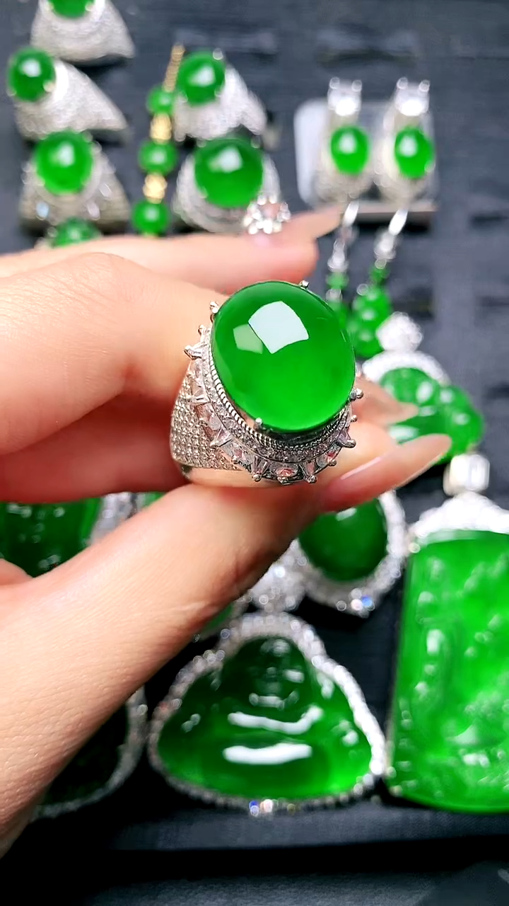 【闪购商品】翡翠戒指未镶嵌戒指