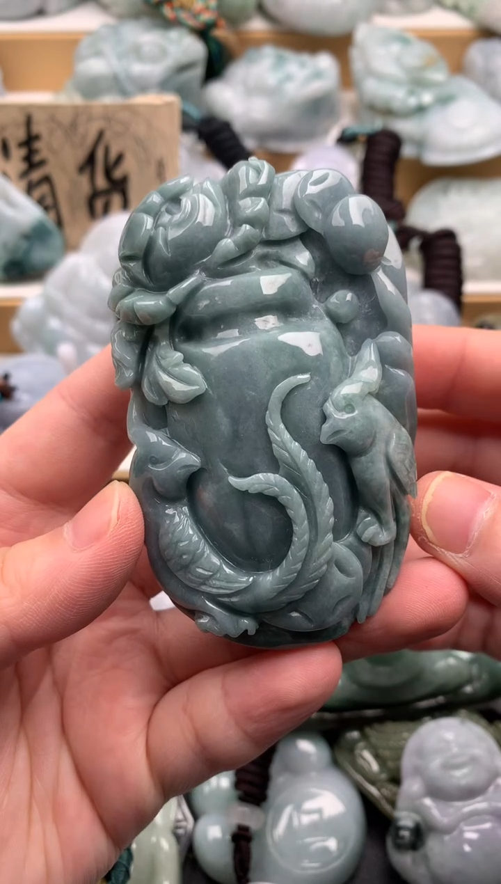 吊坠(不含链)未镶嵌翡翠1