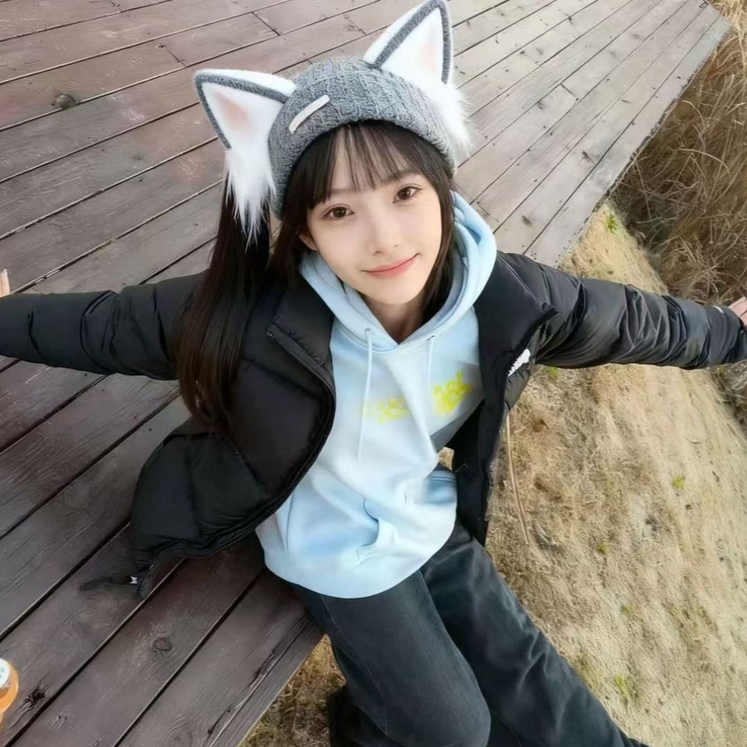 冬季美版防风防水面料时尚潮牌刺绣男女同款白鹅绒面包