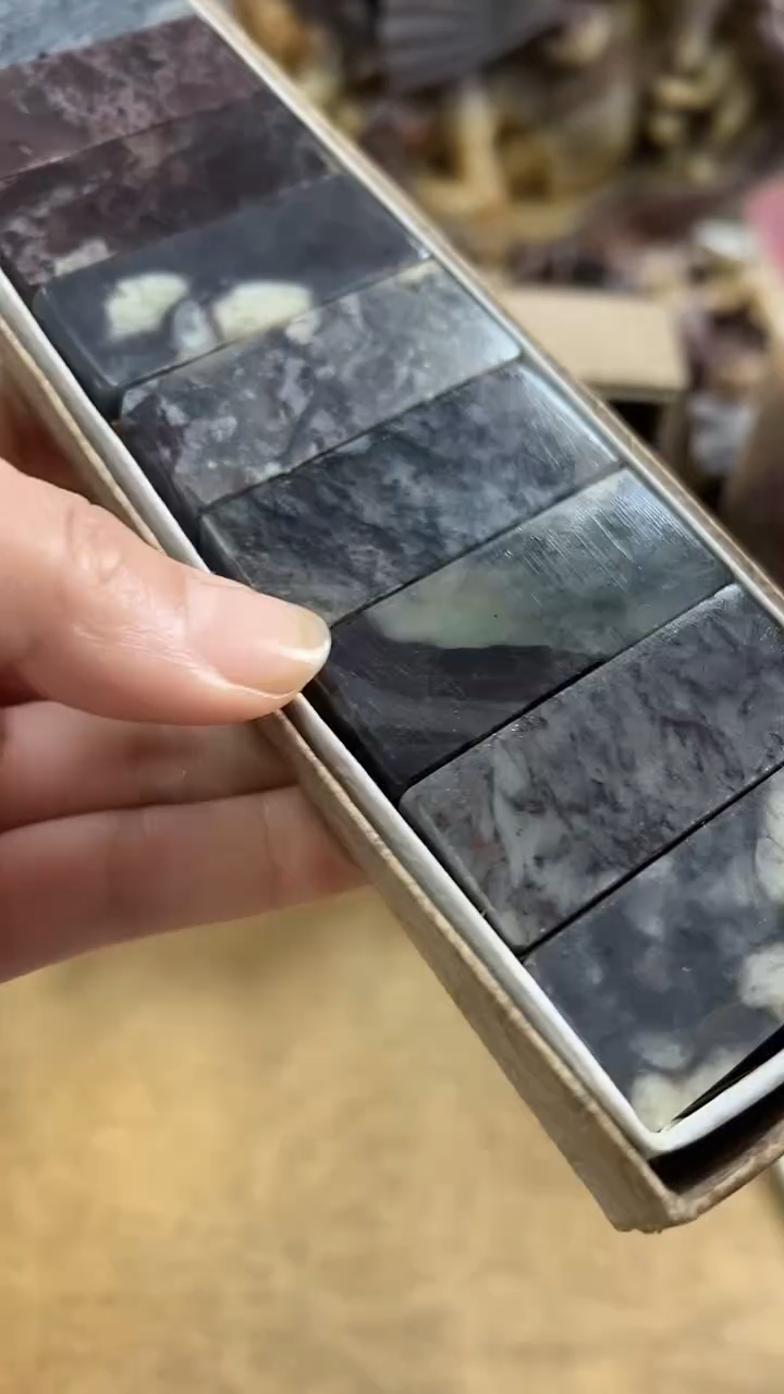 【知墨堂454#】印章石微瑕不挑10方【2*5】