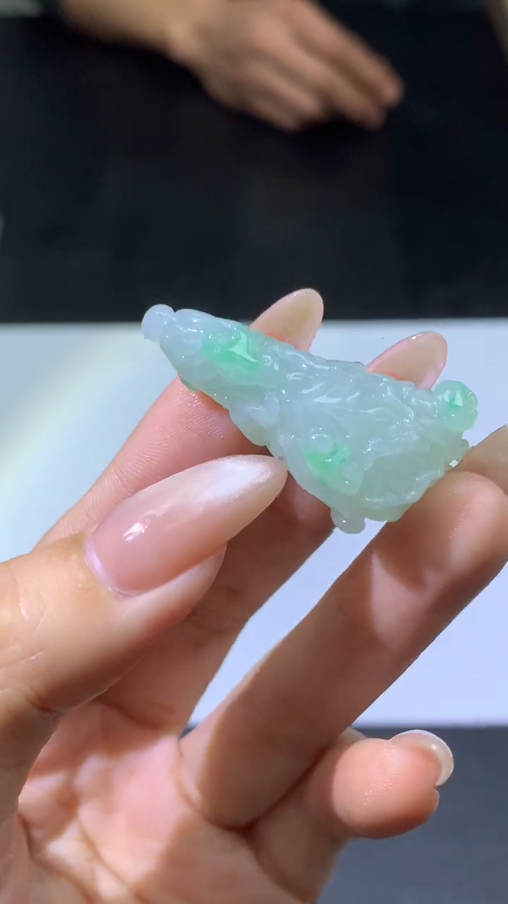 【闪购商品】定制翡翠未镶嵌002ee-毛货白菜41