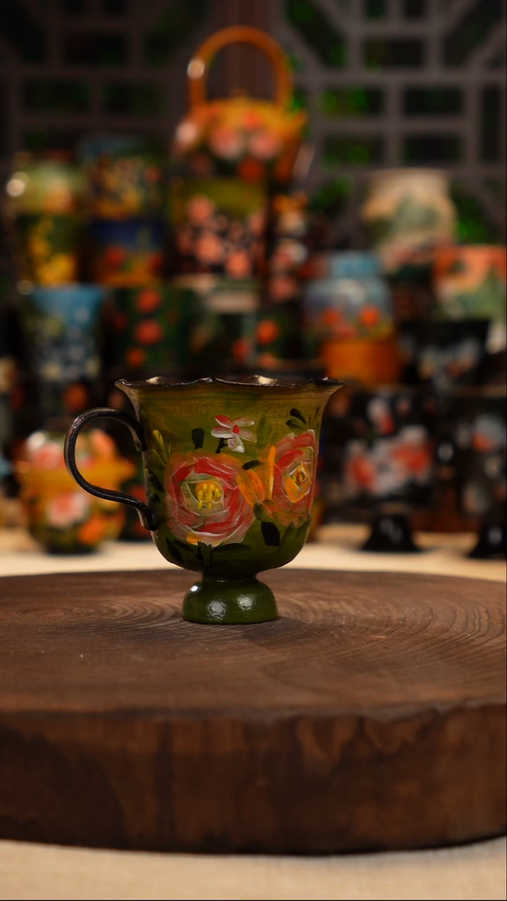 油画   釉下彩   杯子