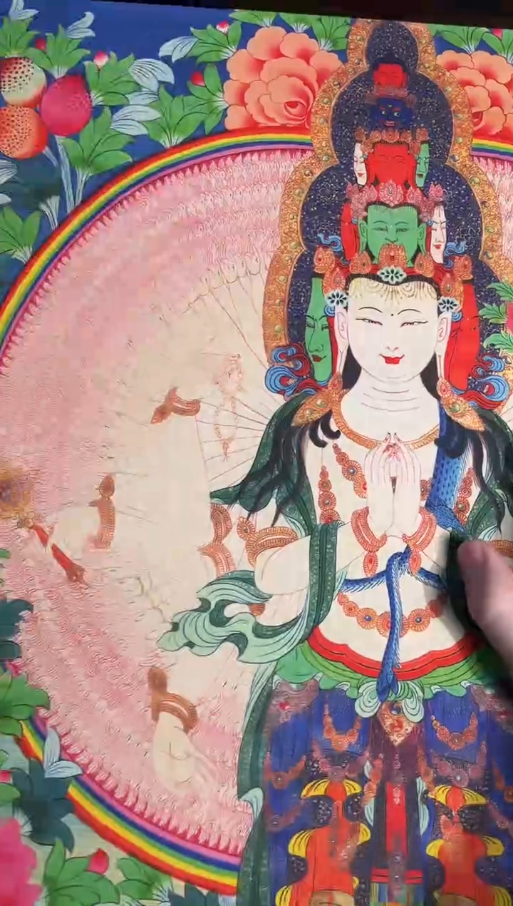 卷轴画路路的唐卡tk160