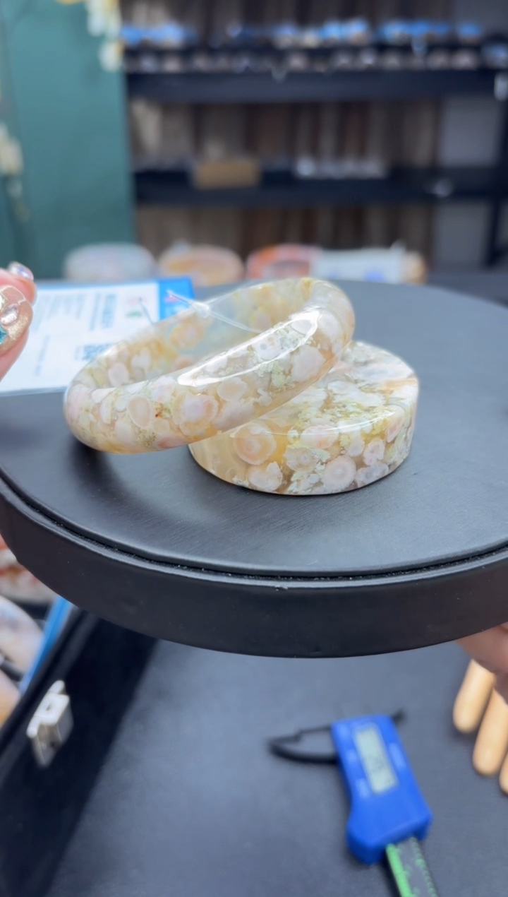 非金属布艺手镯 琦丽雅樱花手镯57圈口589