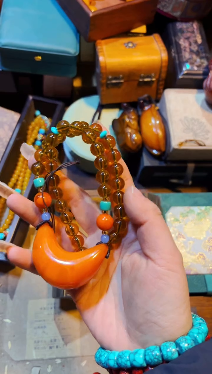 【闪购商品】蓝珀颈饰未镶嵌兰妹精品精选链接4539