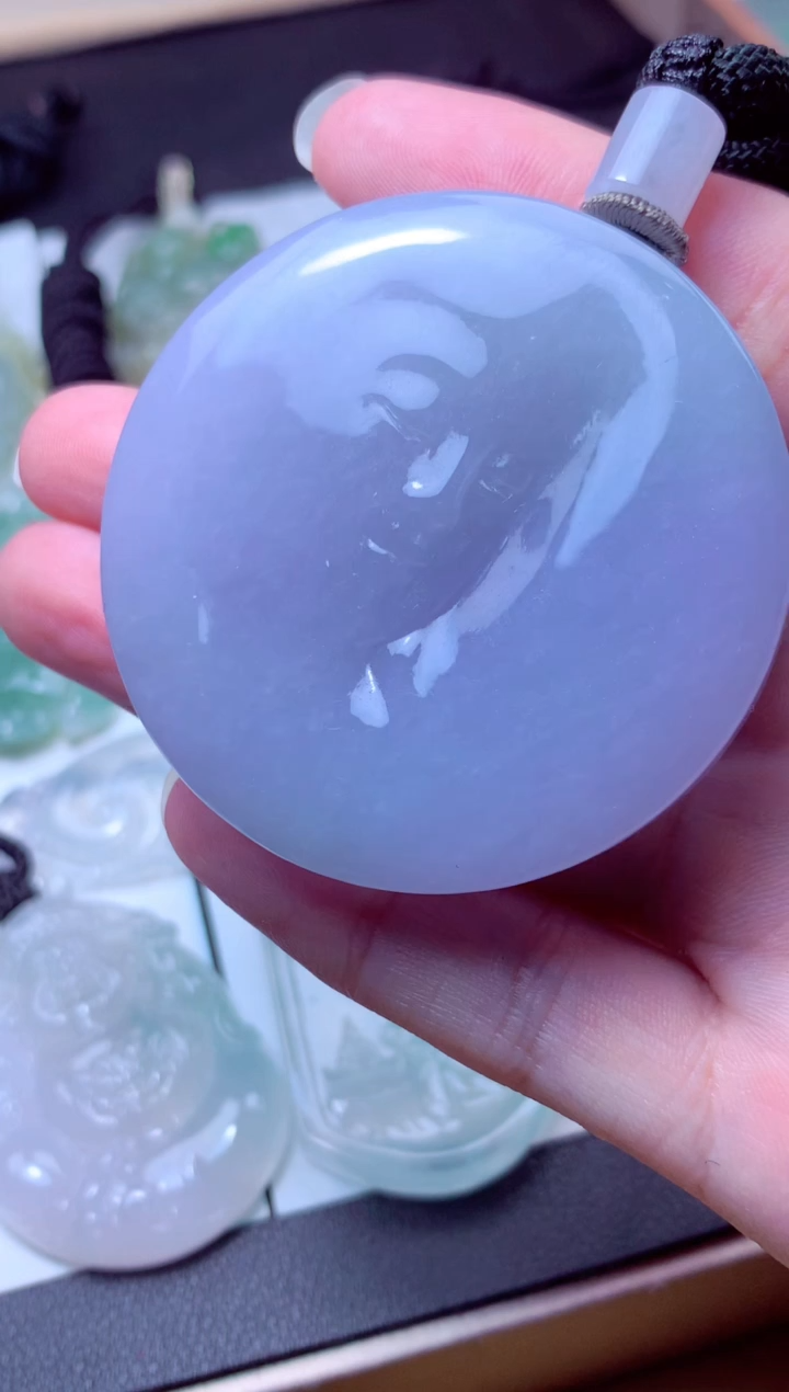 颈饰未镶嵌翡翠天然A货翡翠