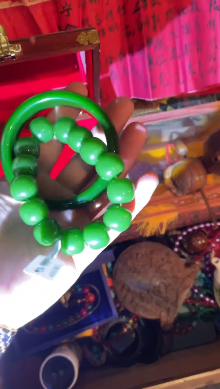 【闪购商品】和田玉挂件未镶嵌和绿桶川+单个和绿