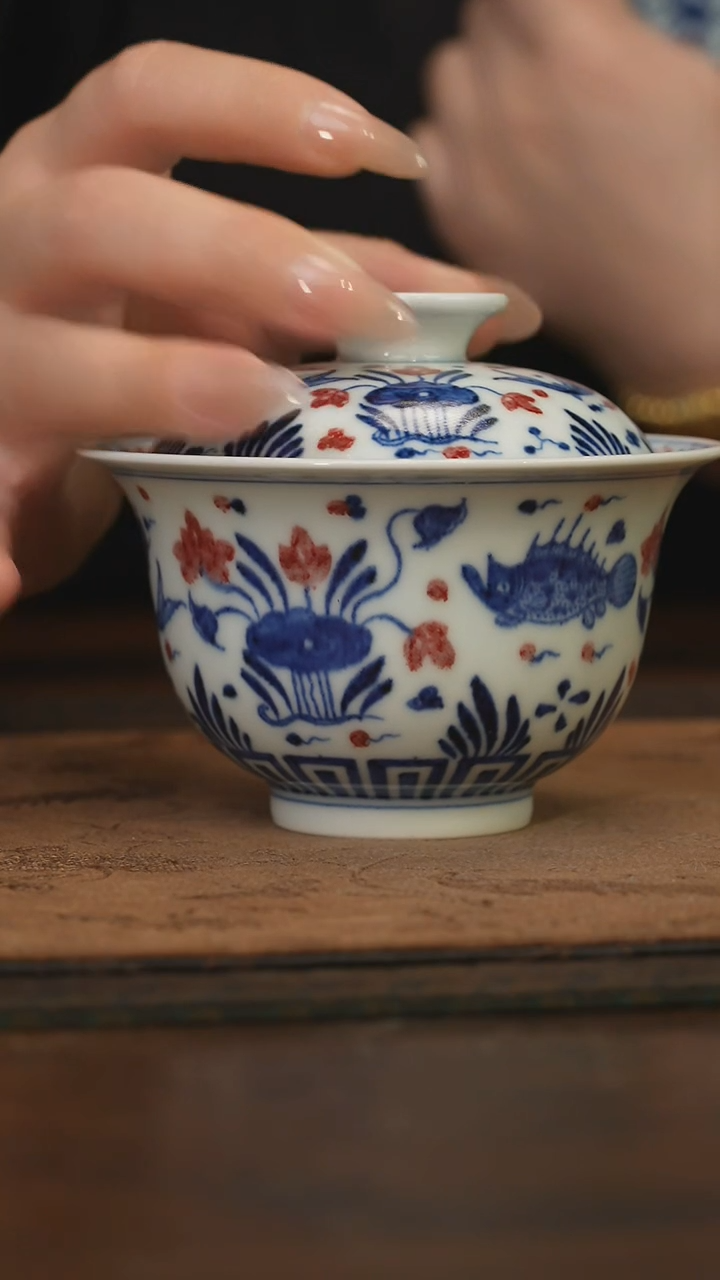 杯柴窑青花破价福利