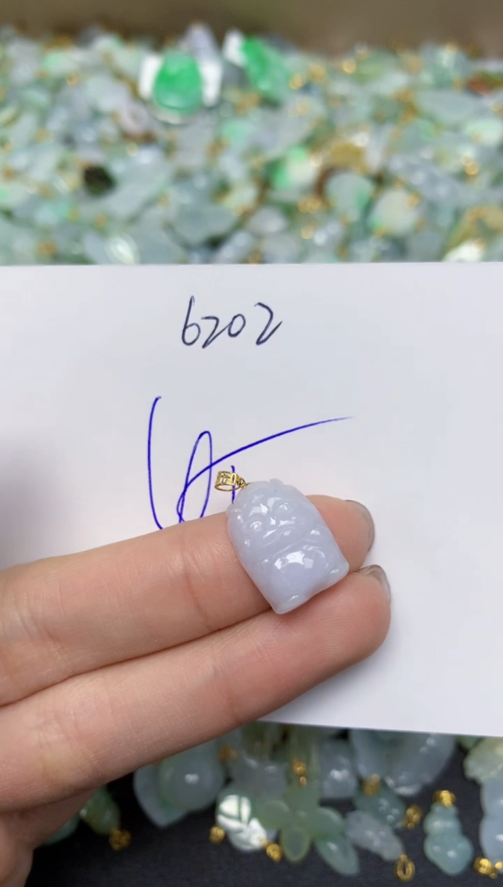 【闪购商品】翡翠颈饰18K金镶嵌天然翡翠A货