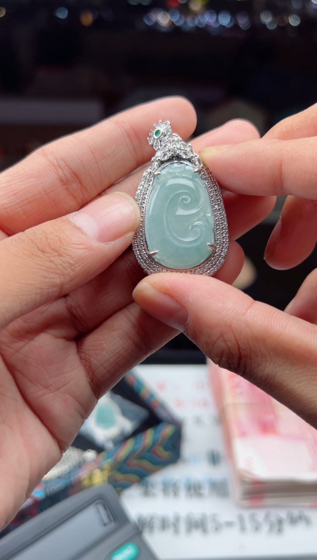 翡翠合金颈饰天然翡翠A货（多样性发货发其一）