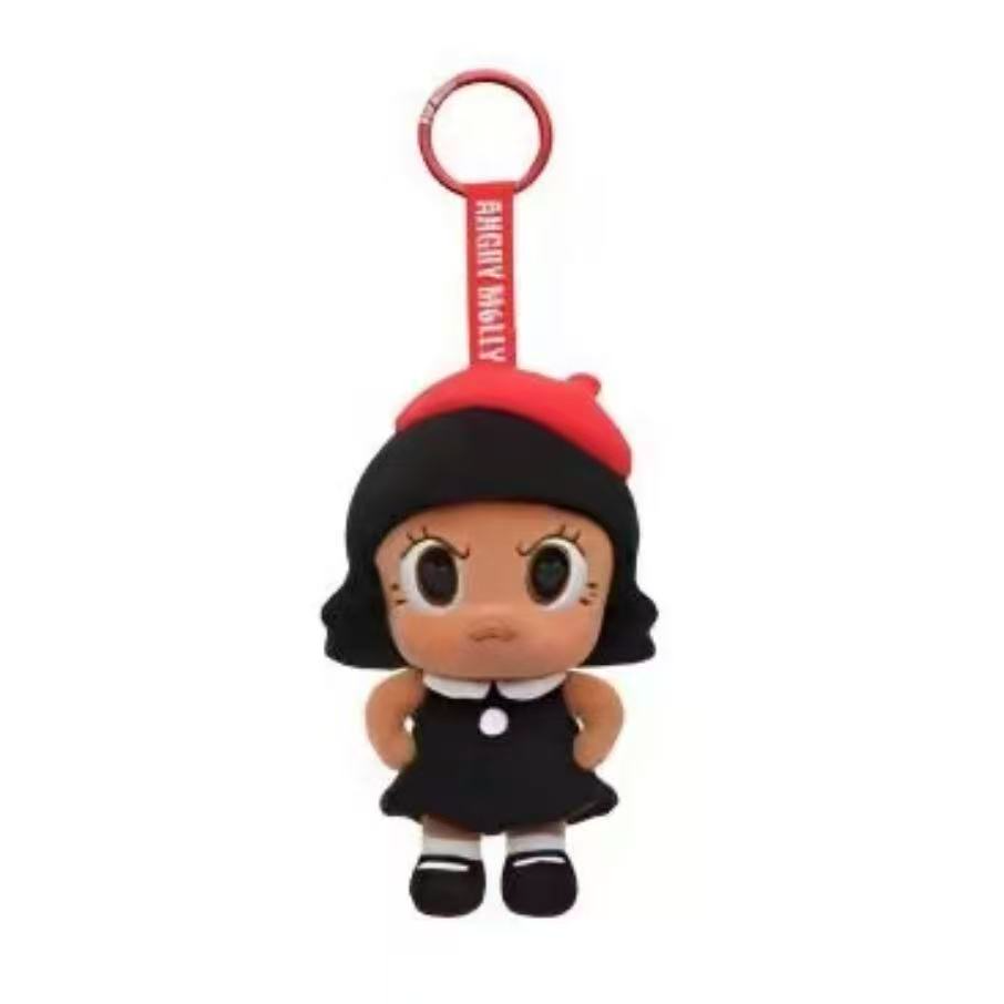 POP MART/泡泡玛特心火怒放系列 Angry Molly 毛绒挂件 盲盒